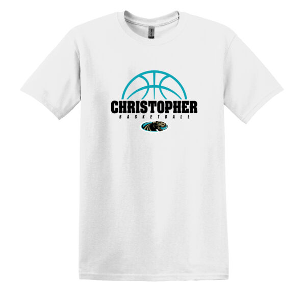 Christopher Boys Basketball Heavy Cotton 100% Cotton T Shirt Thumbnail