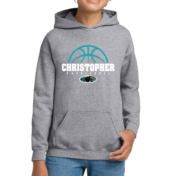 Christopher Boys Basketball Youth Heavy Blend Hooded Sweatshirt Thumbnail